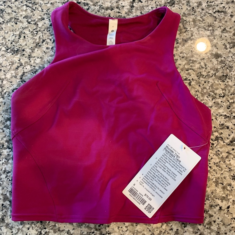 Size 6 Wundertrain Racerback Tank
